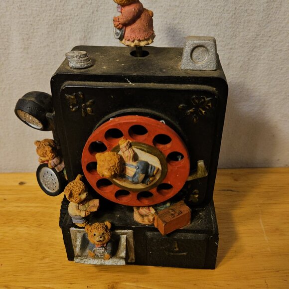 Musical Wind Up Bear Rotary Phone Automations -- ITEM #1933 - Picture 8 of 8